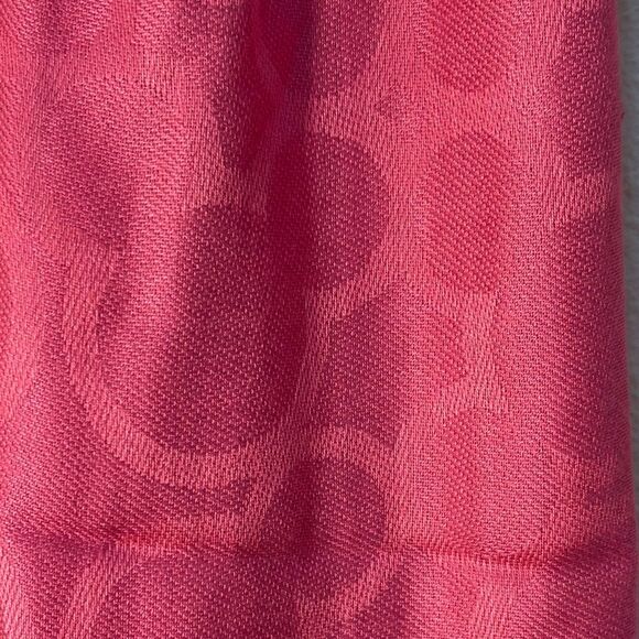 Disney Mickey Mouse Hot Pink Rayon Fringe Scarf. - Picture 3 of 12